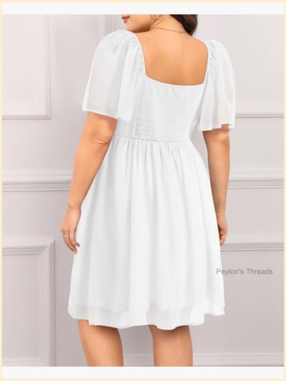 Plus Size Graduation Chiffon A-Line Short Dress Sweetheart Neckline Ruffle - Picture 2 of 7